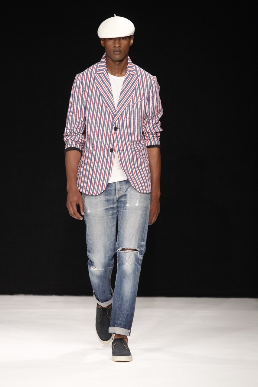 London Collections Men's Primavera/Estate 2014 Oliver Spencer